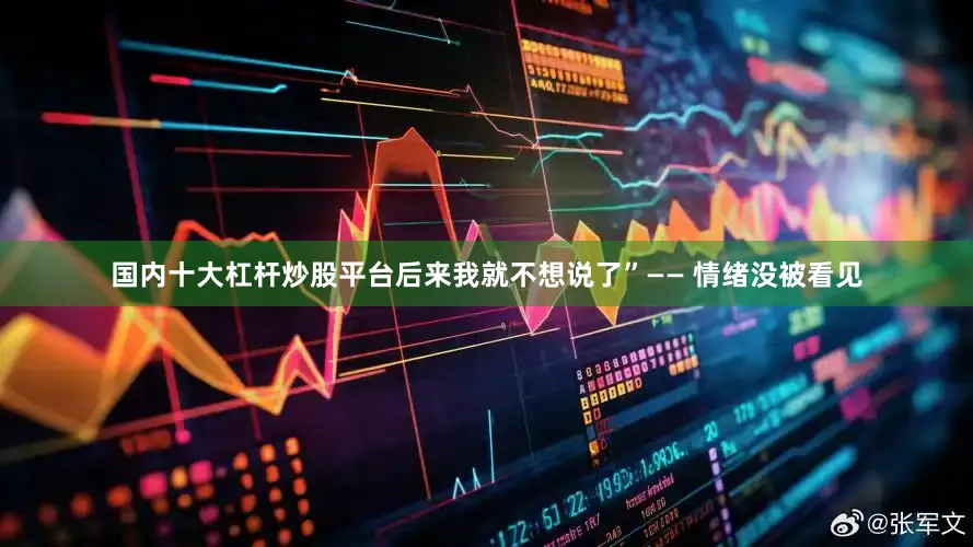 国内十大杠杆炒股平台后来我就不想说了”—— 情绪没被看见
